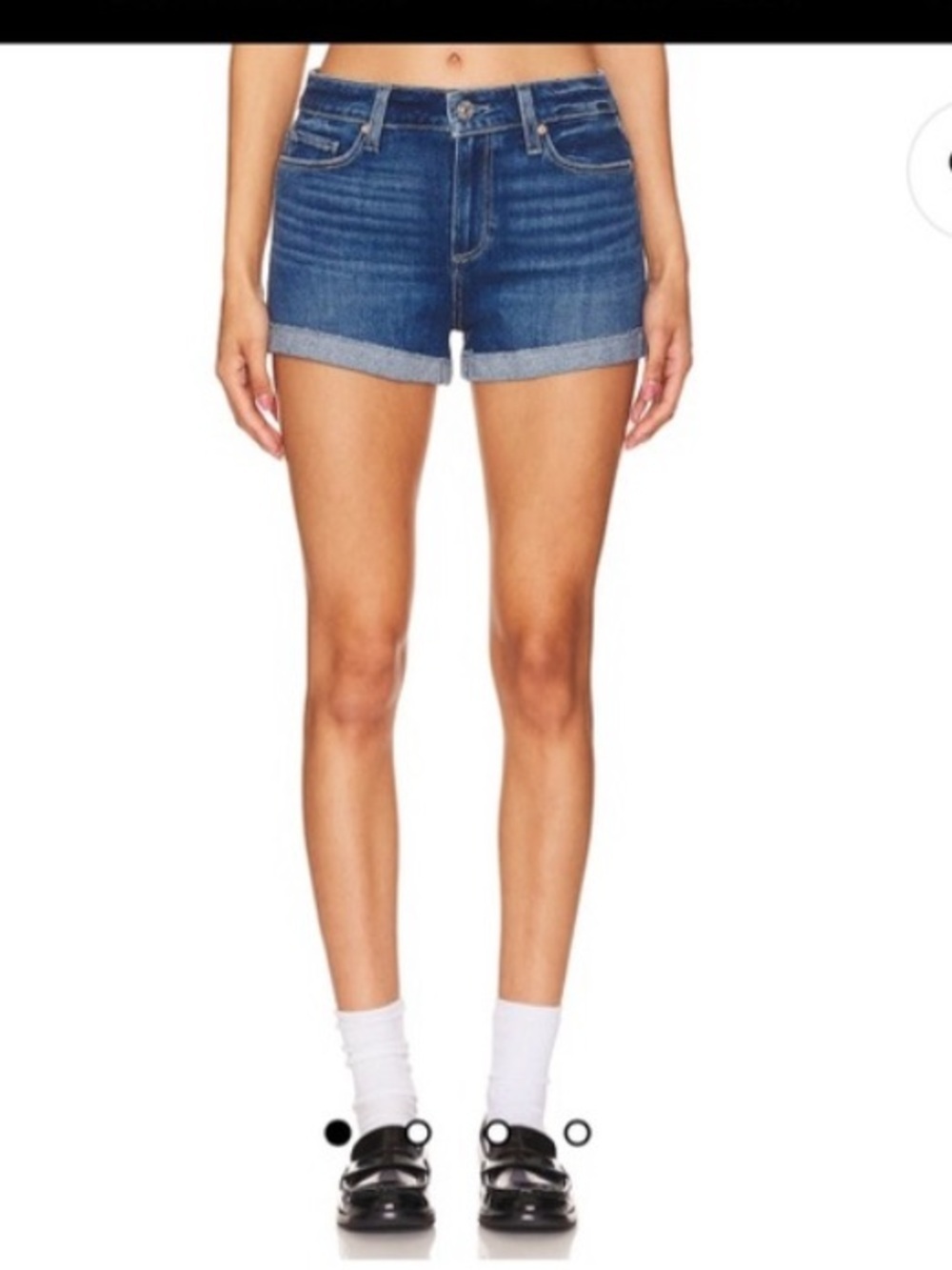 PAIGE Jimmy Jimmy cuffed Denim Shorts 25